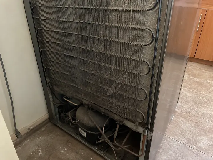 refrigerator before repair
